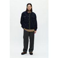 Locker geschnittene Cordjacke im Trucker-Stil