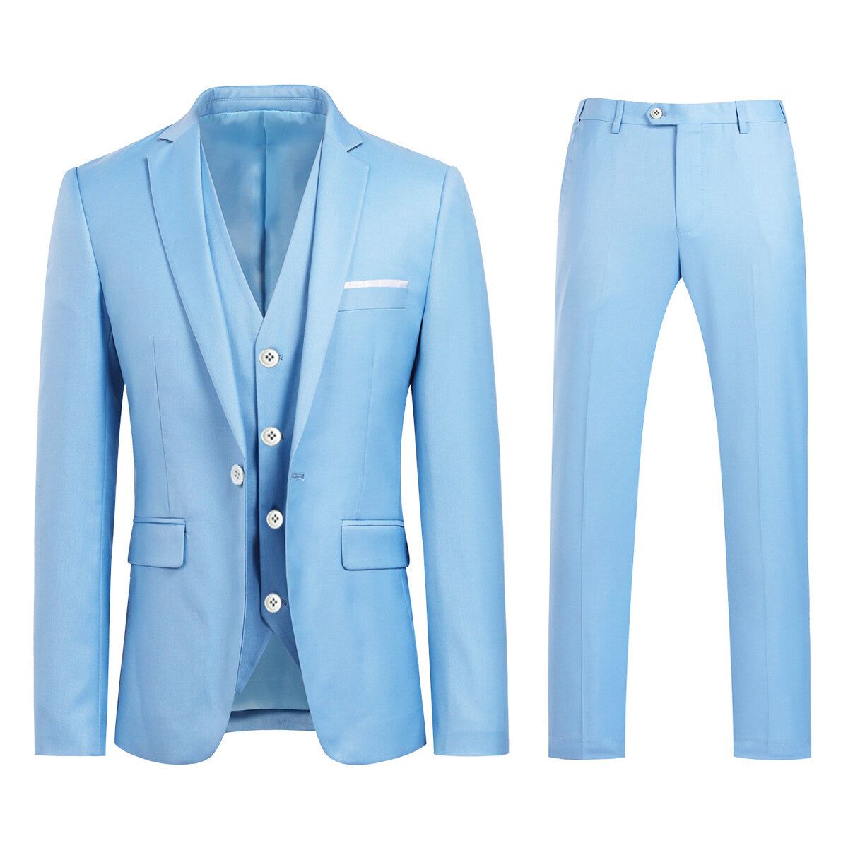 Eleganter Dreiteiliger Taillierter Anzug