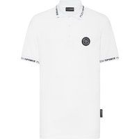 Baumwoll-Polo mit Tiger-Patch