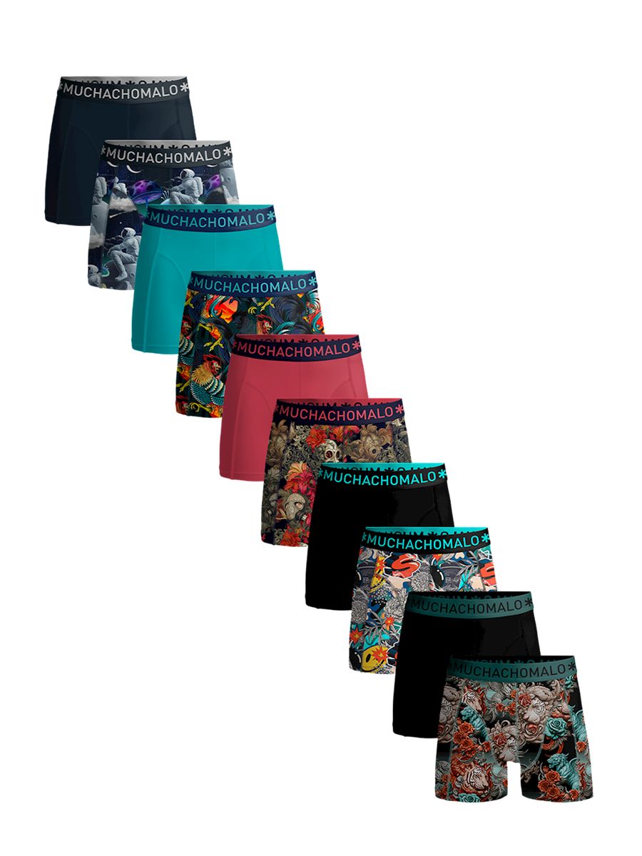 Bunte Boxershorts im Set
