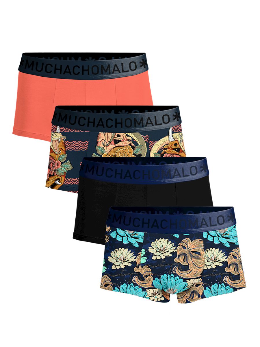 Grafik-Print Boxershorts aus Baumwolle
