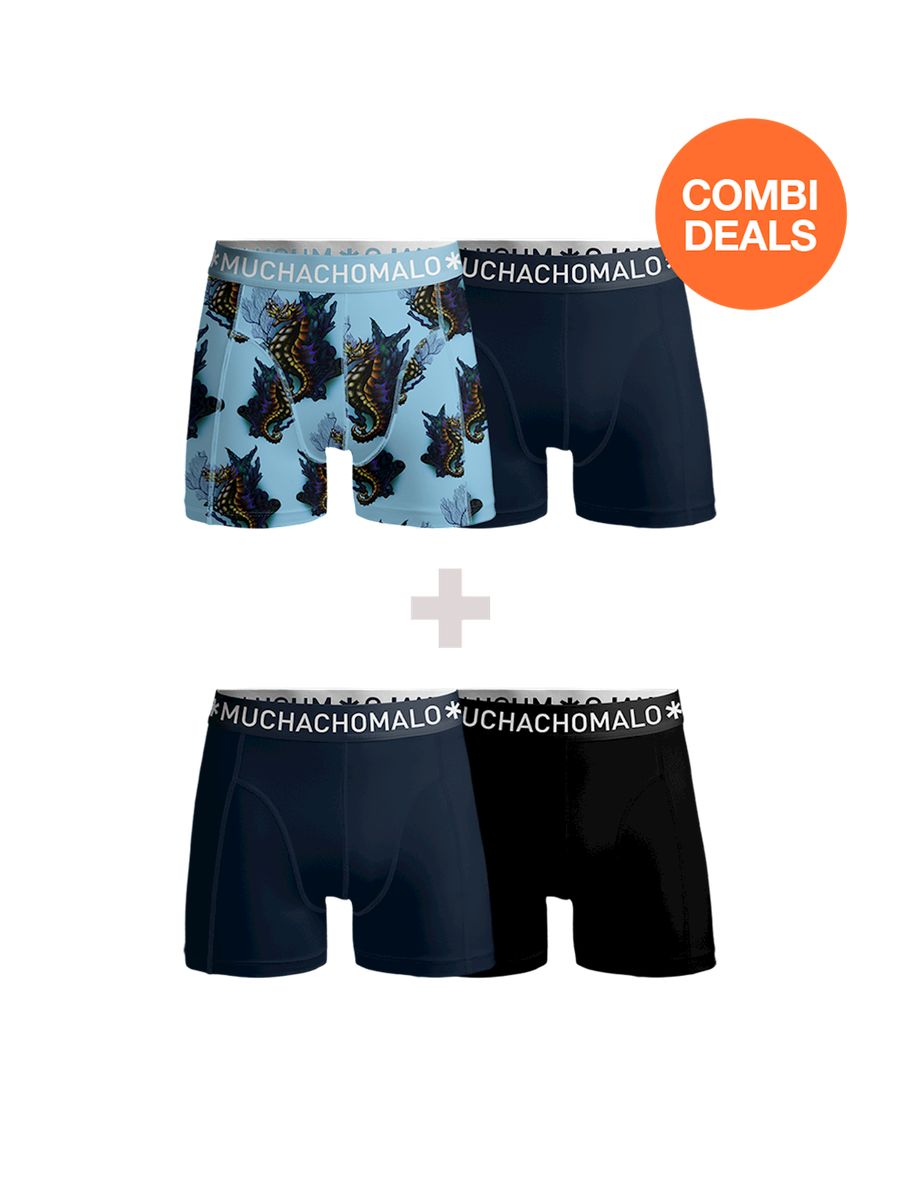 Premium Baumwoll-Boxershorts im Mehrpack