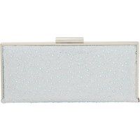 Elegante kristallbesetzte Box-Clutch