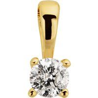 Eleganter Solitär-Diamant-Anhänger