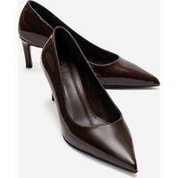 Spitze Lackleder-Stiletto-Pumps