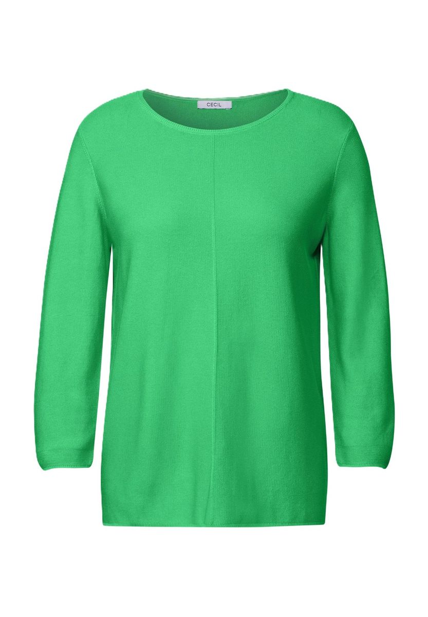 Klassisches Stricktop mit 3/4-Ärmeln