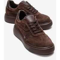 Elegante Plateausneaker aus Wildleder