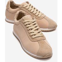 Minimalistischer Leder und Wildleder Sneaker
