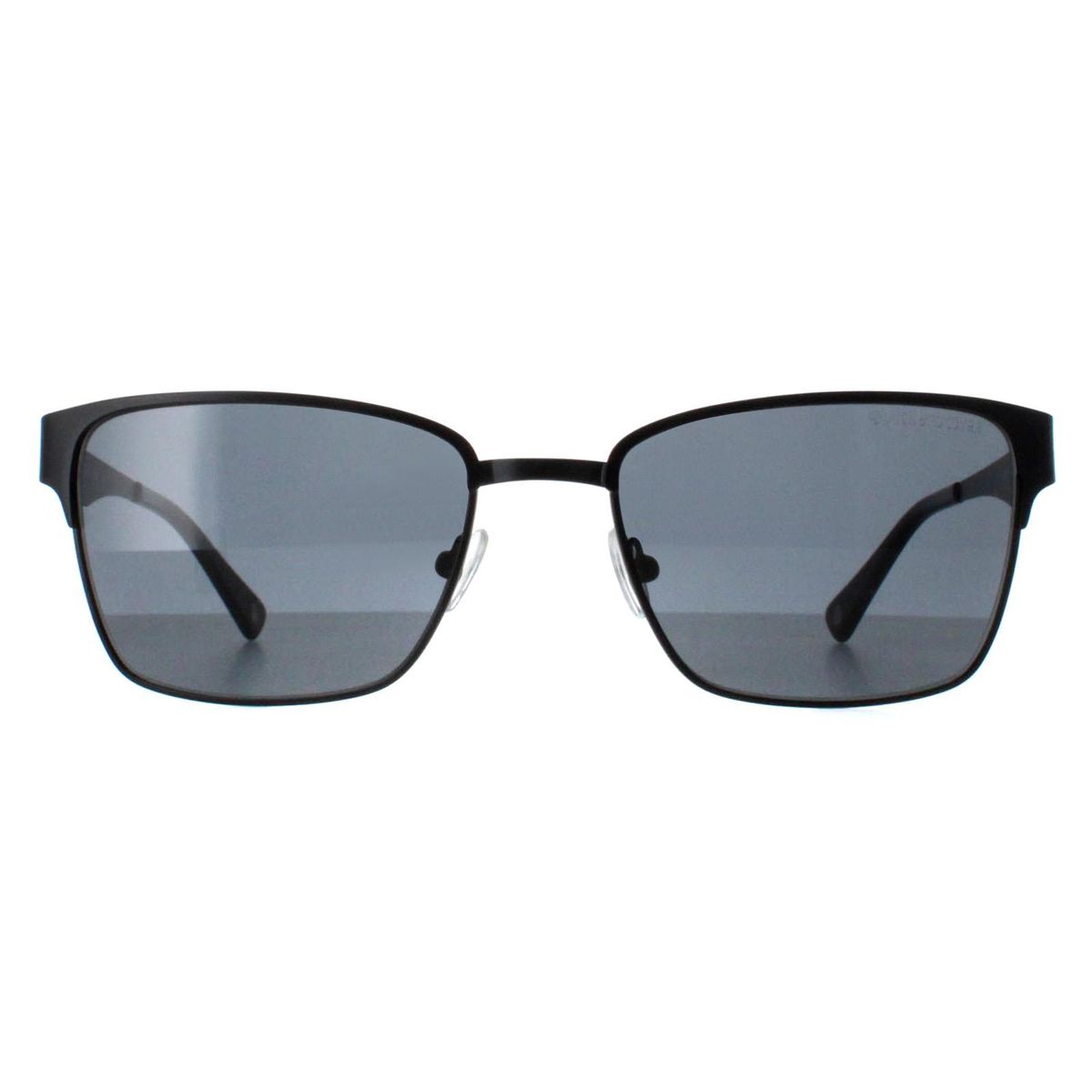 Moderne Eckige Metall-Sonnenbrille