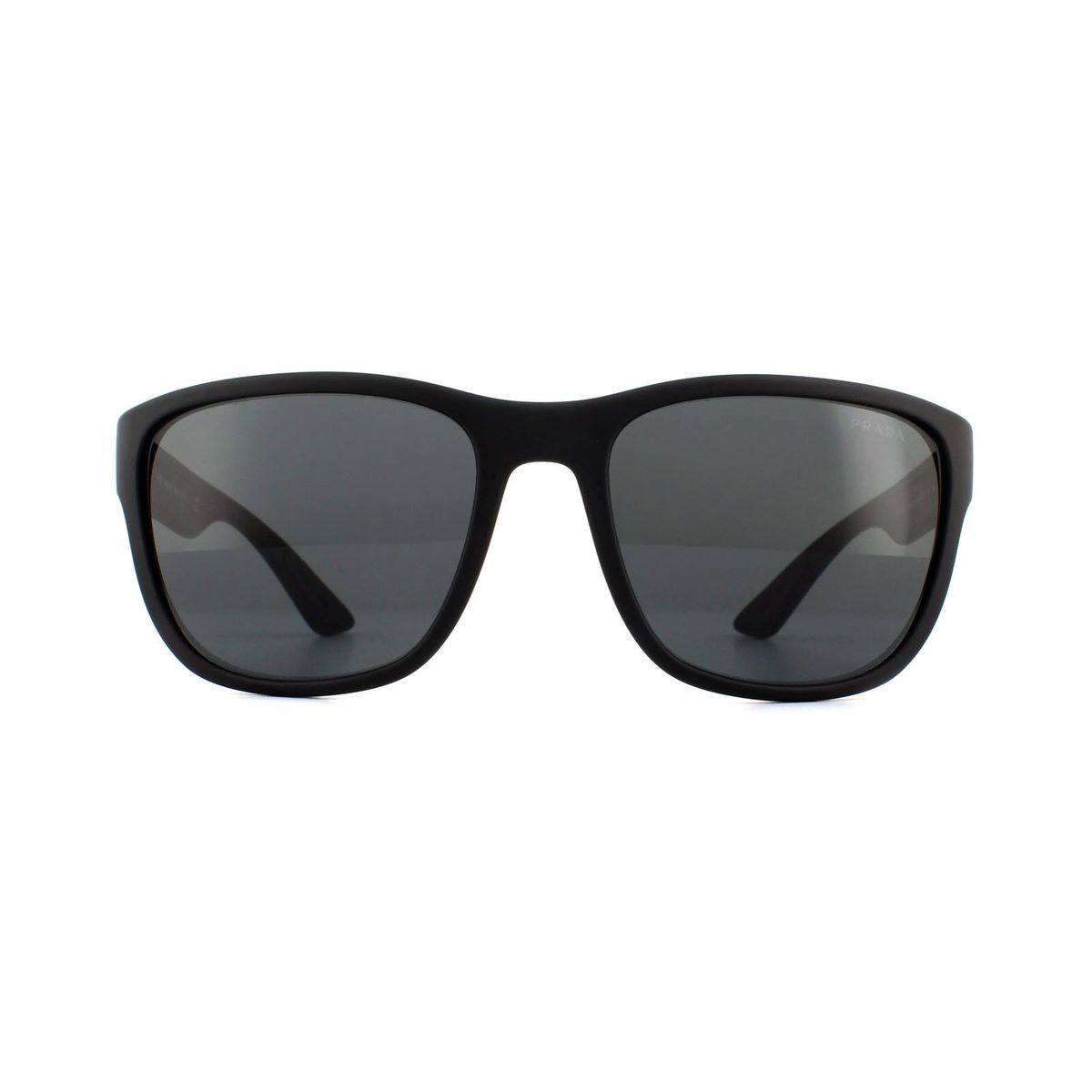 Rechteckige gummierte Sport-Sonnenbrille