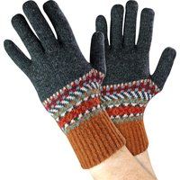 Klassische Fairisle Wollmix-Handschuhe