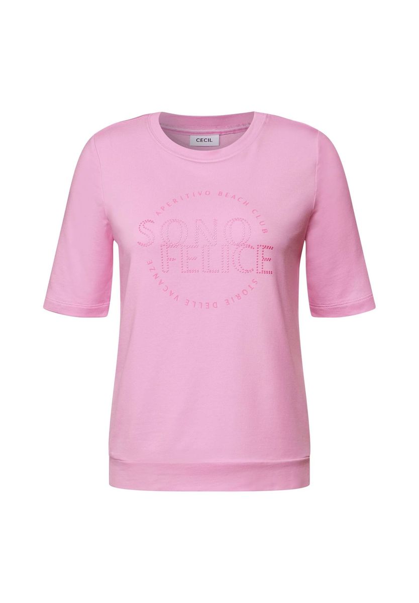 Lässiges Rundhals Grafik T-Shirt