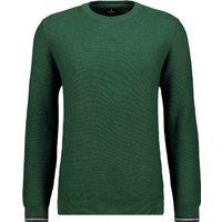 Strukturierter Feinstrick-Pullover mit Rundhals