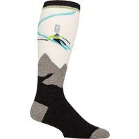 Thermische Kniehohe Ski-Socken mit Grafik