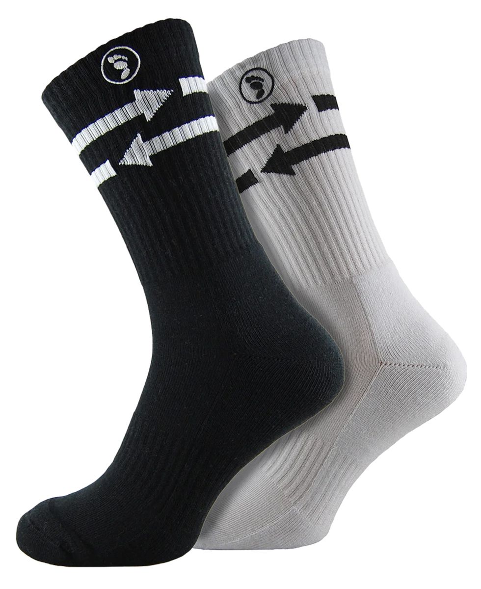 Ripp-Socken mit Pfeil-Grafik