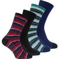 Flauschige Bettsocken mit Anti-Rutsch-Noppen