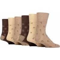 Druckfreie Baumwollsocken mit Reisemotiven