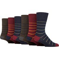 Fein Gestreifte Gentle Grip Socken
