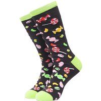 Motivsocken mit Süßigkeiten-Print
