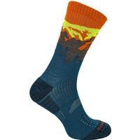 Performance-Socken mit Berg-Print