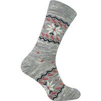 Merino-Wollsocken mit Nordischem Muster