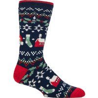 Festliche Thermosocken mit Weihnachtsmuster