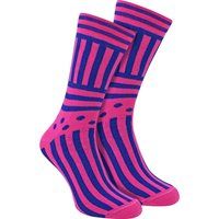 Bunte Gestreifte Crew-Socken