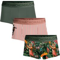 Gemusterte Baumwoll-Boxershorts im Dreierpack