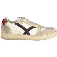 Sportive Low-Top Sneaker im Materialmix