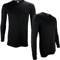 Geripptes Langarm-Thermo-Set