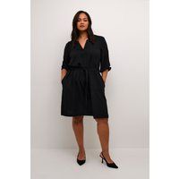 A-Linien-Kleid mit V-Ausschnitt