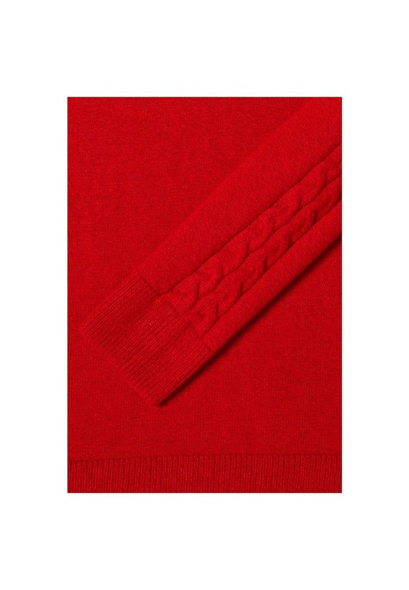 Klassischer Langarm Strickpullover