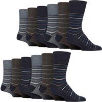 Gemusterte Baumwollsocken ohne einschneidenden Bund