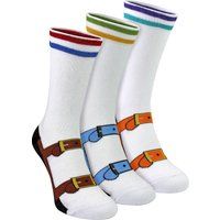 Socken mit Sandalen-Illusionsmuster