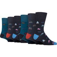 Gemusterte Socken mit Soft-Griff