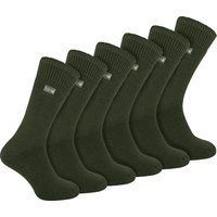 Gepolsterte Gerippte Thermo-Crew-Socken