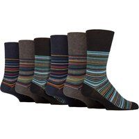 Nicht-elastische Baumwollsocken mit Streifenmuster