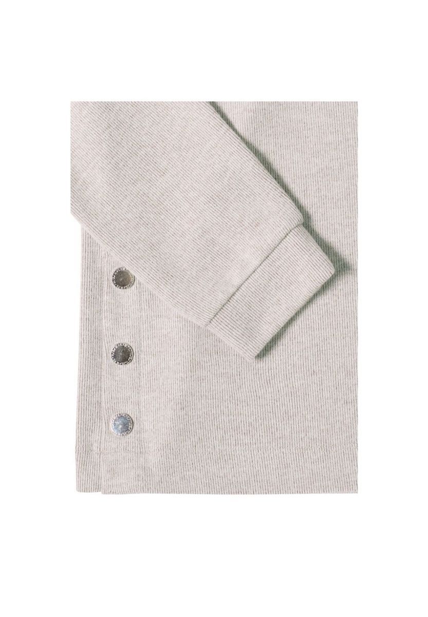 Lässiges Melange Langarmshirt