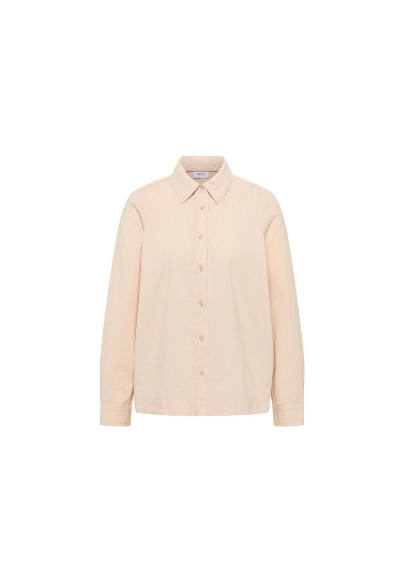 Klassisches Cord-Hemd mit Knopfleiste