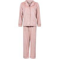 Plüschiges Thermo-Pyjama-Set mit Knöpfen