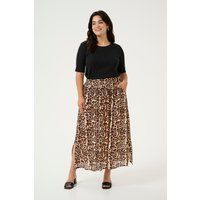 Fließender Maxi-Rock mit Leopardenprint
