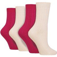 Gemütliche gerippte Kaschmir-Bettsocken