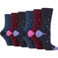 Weiche nicht einengende Polka-Dot-Socken