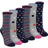 Verspielte Baumwollsocken mit Muster