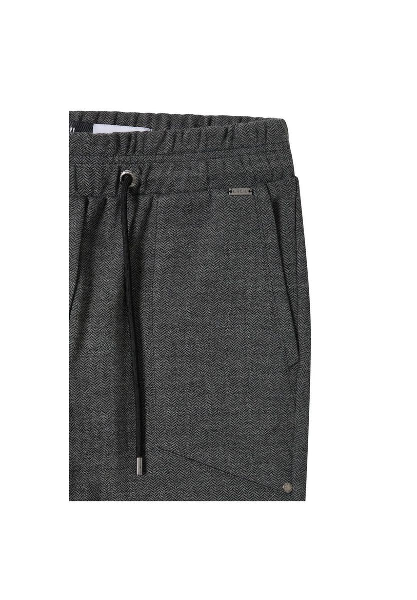 Lässige Lounge-Hose im Fischgrätmuster