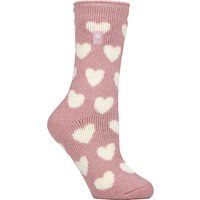 Thermosocken mit Herzmuster