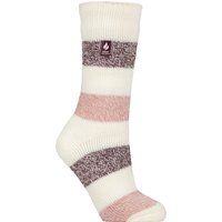 Gemütliche Thermo-Socken mit Streifen