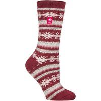 Gemusterte Thermo-Wintersocken