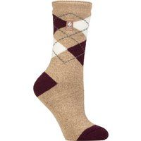 Thermosocken mit klassischem Rautenmuster