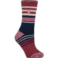 Gestreifte Thermo-Wintersocken